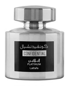 LATTAFA CONFEDENTIAL PLATINUM EDP 100ML-(C2B)