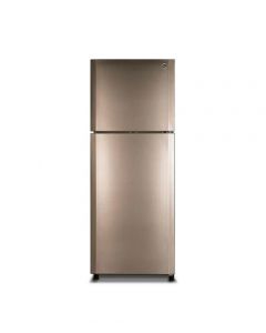 PEL Life Pro Freezer-on-Top Refrigerator 12 Cu Ft Metallic Golden (PRLP-6460) - On Installments - IS-0247