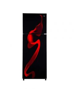 PEL Ultra InverterOn Glass Door Freezer-on-top Refrigerator 10 Cu Ft (PRUINVO GD-6360)-Red Blaze - On Installments - IS-0247