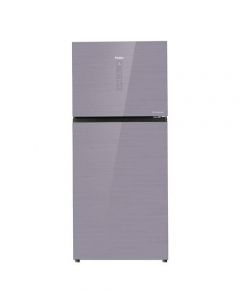 Haier Twin Inverter IOT Freezer-On-Top Refrigerator 18 Cu Ft Silver Grey (HRF-538TIFGU1) - On Installments - IS-0247