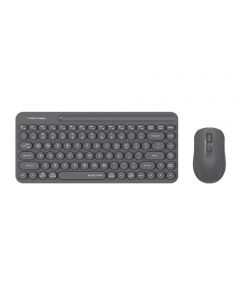 A4tech Fstyler Quiet Key Compact Combo Desktop (FG3200 Air)-Grey - On Installments - IS-0249