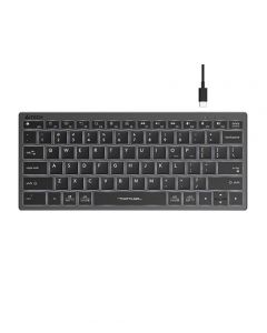 A4Tech Bloody Ultra Slim Scissor Switch Keyboard (FX61)-Grey - On Installments - IS-0249