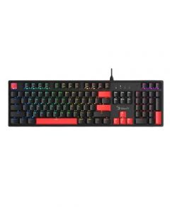 A4Tech Bloody Mechanical Switch RGB Gaming Keyboard (S520N)-Fire Black - On Installments - IS-0249