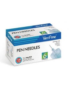 VeriFine 31G 6mm Insulin Pen Needles - 100 Pcs - On Installments - IS-0250