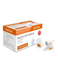 VeriFine 31G 8mm Insulin Pen Needles - 100 Pcs - On Installments - IS-0250