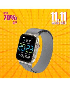 Dany Mark Pro Smartwatch Nylon Strap-Grey - On Installments - IS-0257
