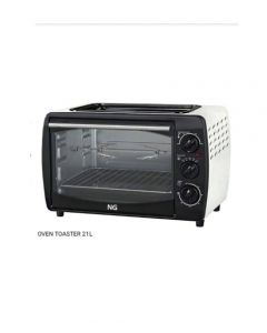 National Gold 21L Oven Toaster White - On Installments - IS-0258