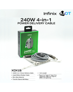 INFINIX 240W 4-IN-1 POWER DELIVERY CABLE XDX15 | INFINIX AIOT Official Store