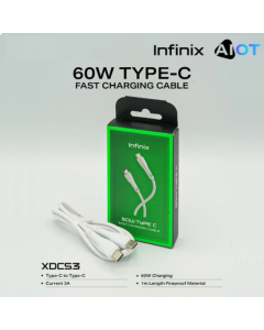 INFINIX 60W FAST CHARGING TYPE-C CABLE 1M XDC53 | INFINIX AIOT Official Store