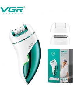 VGR Professional 3 in 1 Hair Removal Epilator For Women (V-731) - On Installments - IS-0255