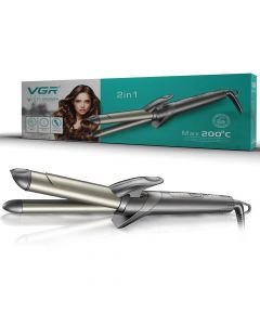 VGR Professional 2 In 1 Curling Iron (V-571) - On Installments - IS-0255