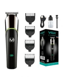 VGR Professional Beard and Hair Trimmer Kit For Men (V-191) - On Installments - IS-0255