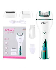 VGR Professional 3 in 1 Electric Epilator (V-728) - On Installments - IS-0255