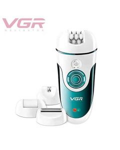 VGR Cordless Professional 4 in 1 Women Epilator & Shaver - (V-700) - On Installments - IS-0255