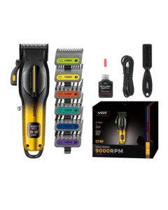 VGR 9000 RPM High Power Hair Clipper With LED Display - (V-026) - On Installments - IS-0255