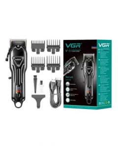 VGR Professional Hair Trimmer Black - (V-051) - On Installments - IS-0255