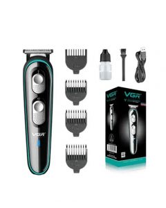 VGR Precision T-Blade Trimmer Black - (V-055) - On Installments - IS-0255