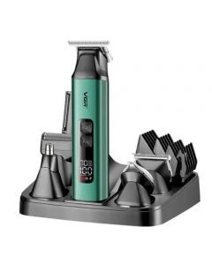 VGR 14 in 1 Professional Grooming Kit - (V-117)-Green - On Installments - IS-0255