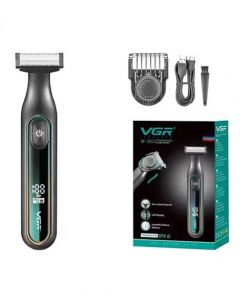 VGR One Blade Waterproof Hair Clipper Black - (V-360) - On Installments - IS-0255