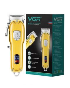 VGR Professional Cordless Hair Clipper With LED Display - (V-652) - On Installments - IS-0255