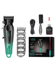 VGR 7000 RPM Bldc Motor With Metal Body Premium Gromming Kit - (V-662)-Green - On Installments - IS-0255