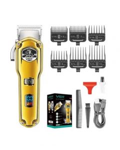VGR Metal Hair Clipper Gold - (V-693) - On Installments - IS-0255