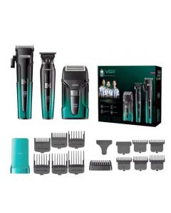 VGR Professional Rechargeable Premium Combo Kit - (V-694)-Green - On Installments - IS-0255