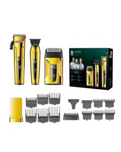 VGR Professional Rechargeable Premium Combo Kit - (V-694)-Yellow - On Installments - IS-0255