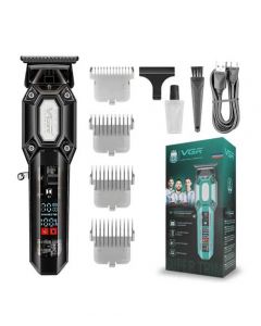 VGR Professional Hair Trimmer Black - (V-900) - On Installments - IS-0255