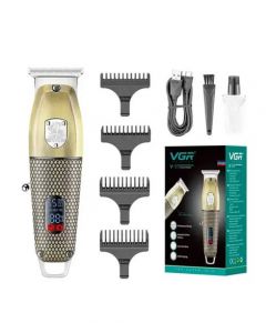 VGR Professional Cordless Hair Trimmer - (V-976)-Gold - On Installments - IS-0255