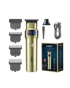 VGR Professional Hair Trimmer Gold - (V-991) - On Installments - IS-0255