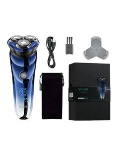 VGR Waterproof Hair Trimmer Blue - (V-305) - On Installments - IS-0255
