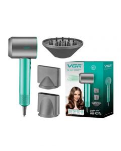 VGR 110000 RPM Professional Hair Dryer And Styler Green - (V-440) - On Installments - IS-0255