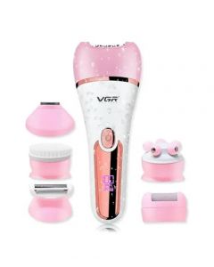 VGR Electric Epilator Hair Remover Pink - (V-733) - On Installments - IS-0255