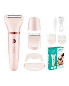 VGR 3 In 1 Portable Epilator - (V-735)-Pink - On Installments - IS-0255