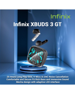 INFINIX XBUDS 3 GT GAMING EARBUDS Black XE30 | One Year Brand Warranty | Infinix AIOT Official Store