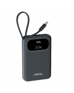 INFINIX XPOWER 10 PRO POWERBANK 10000 mAh Black XP10 PRO | One Year Brand Warranty | Infinix AIOT Official Store