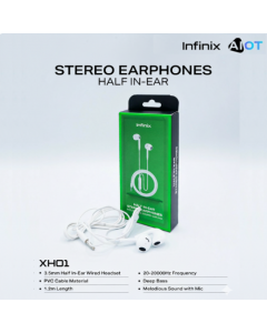 INFINIX 3.5 STEREO WIRED EARPHONES White XH01 | Infinix AIOT Official Store