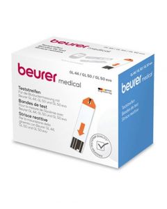 Beurer Test Strips For GL 44 /GL 50/GL 50 Evo - 50 Strips (463.04) - On Installments - IS-0198