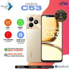 Realme C53 6GB,128Gb on Easy Installment with Official Warranty and Same Day Delivery In Karachi Only - SALAMTEC BEST PRICES