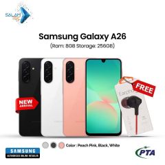 Samsung Galaxy A26 8gb 256gb On Easy Installments with Free GIft and 1 Year Brand Warranty & PTA Approved by SALAMTEC & BEST PRICES (0 % Percent Profit Product )