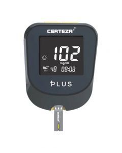 Certeza Plus Blood Glucose Monitor-Black - ISPK-0090