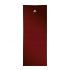 Dawlance VF 1035WB Burgundy Glass Door Vertical Freezer 11.2 Cubic Feet With Official Warranty On 12 Months Installment At 0% markup