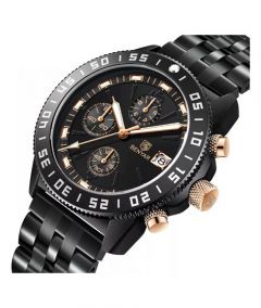 Benyar Elegantie Watch For Men's Black (By-5198-5) - On Installments - IS-0141