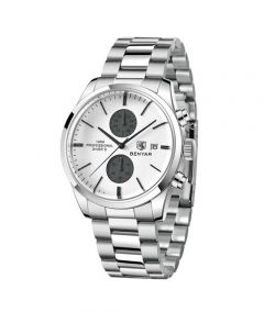 Benyar Chronograph Edition Watch For Men's Silver (by-5187-1) - On Installments - IS-0141