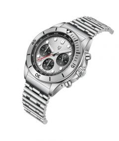Pagani Design Chronograph Edition Watch For Men's Silver (pd-1705-1) - On Installments - IS-0141