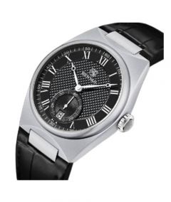 Benyar Down Second Edition Watch For Men's Black (By-5199-1) - On Installments - IS-0141