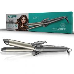 VGR Professional 2 In 1 Curling Iron (V-571) - On Installments - IS-0159