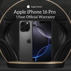 Iphone 16 Pro 512Gb Official Pta 1Year Mercantile Warranty_On Black Titanium Installment By Official Apple Store