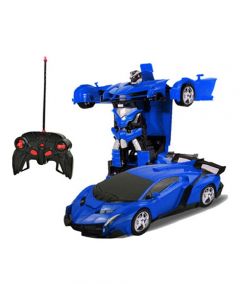 Planet X Lamborghini Transformer Sports RC Car Blue (PX-10220) - On Installments - IS-0134